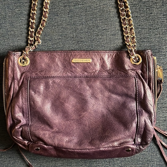 REBECCA MINKOFF swing bag in plum - Picture 6 of 7